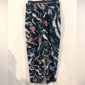 Walter Baker (Anthropologie) NWT Midnight Tulip  Floral Pant Sz S, w/ pockets